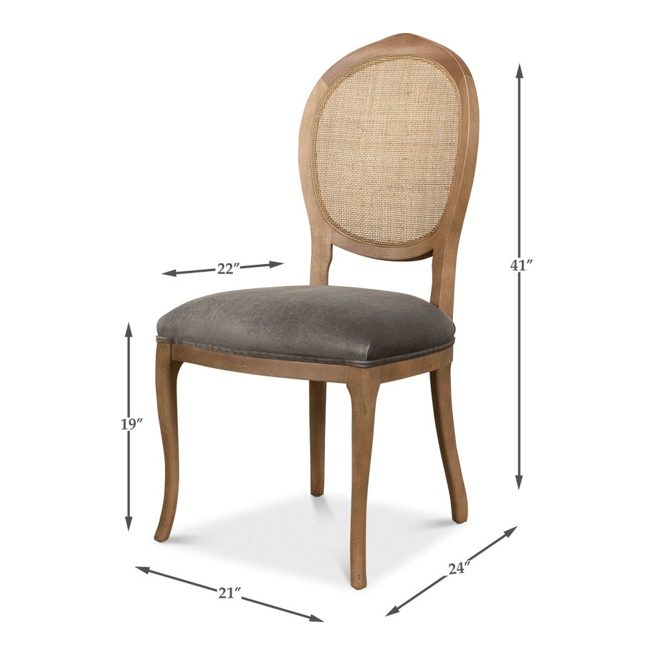 Oval Cane Back S/Chair