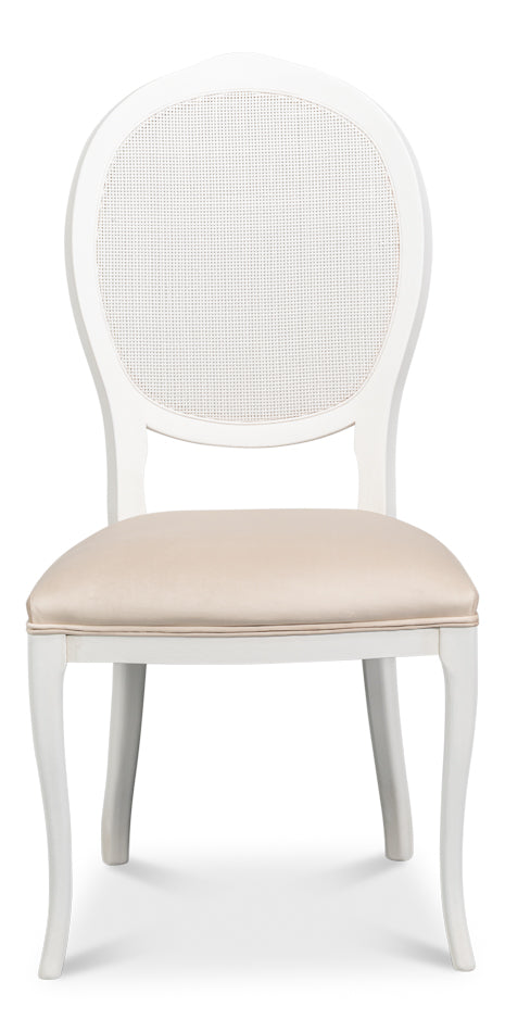 Oval Cane Back Side Chair