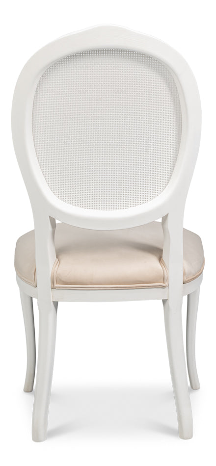 Oval Cane Back Side Chair