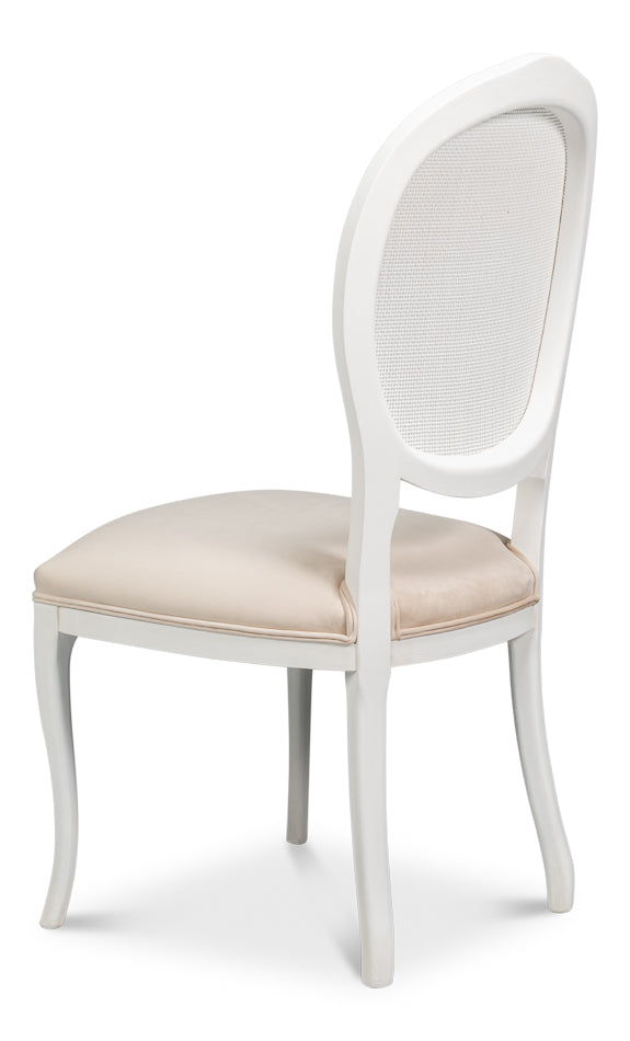 Oval Cane Back Side Chair