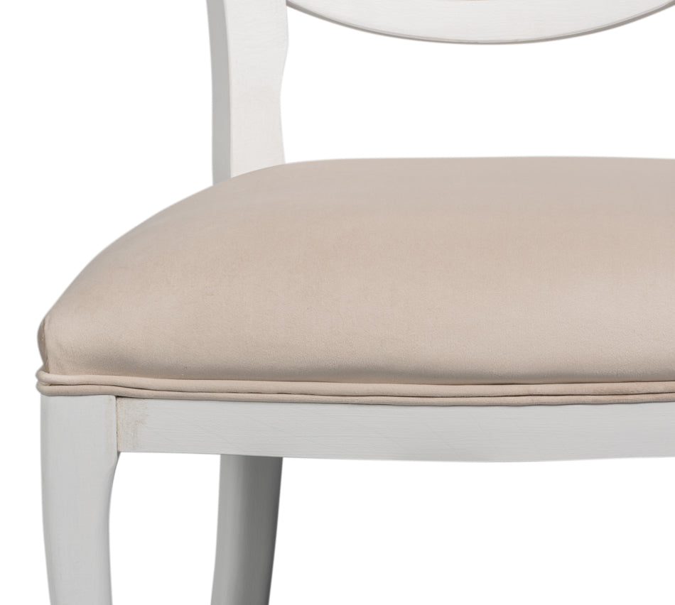 Oval Cane Back Side Chair