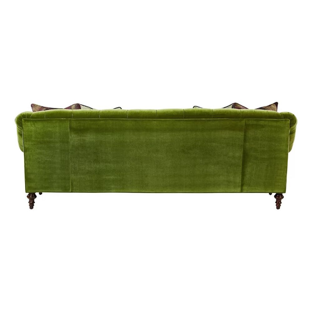 Sofas Winger Tufted Scroll Arm Sofa - Green