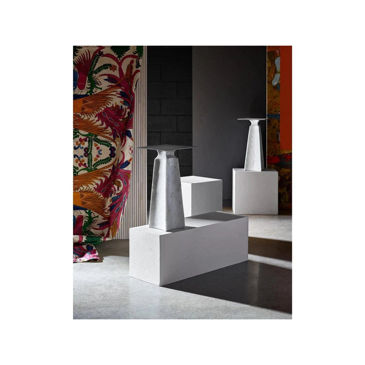 Figuration Side Table w/ Marble Base