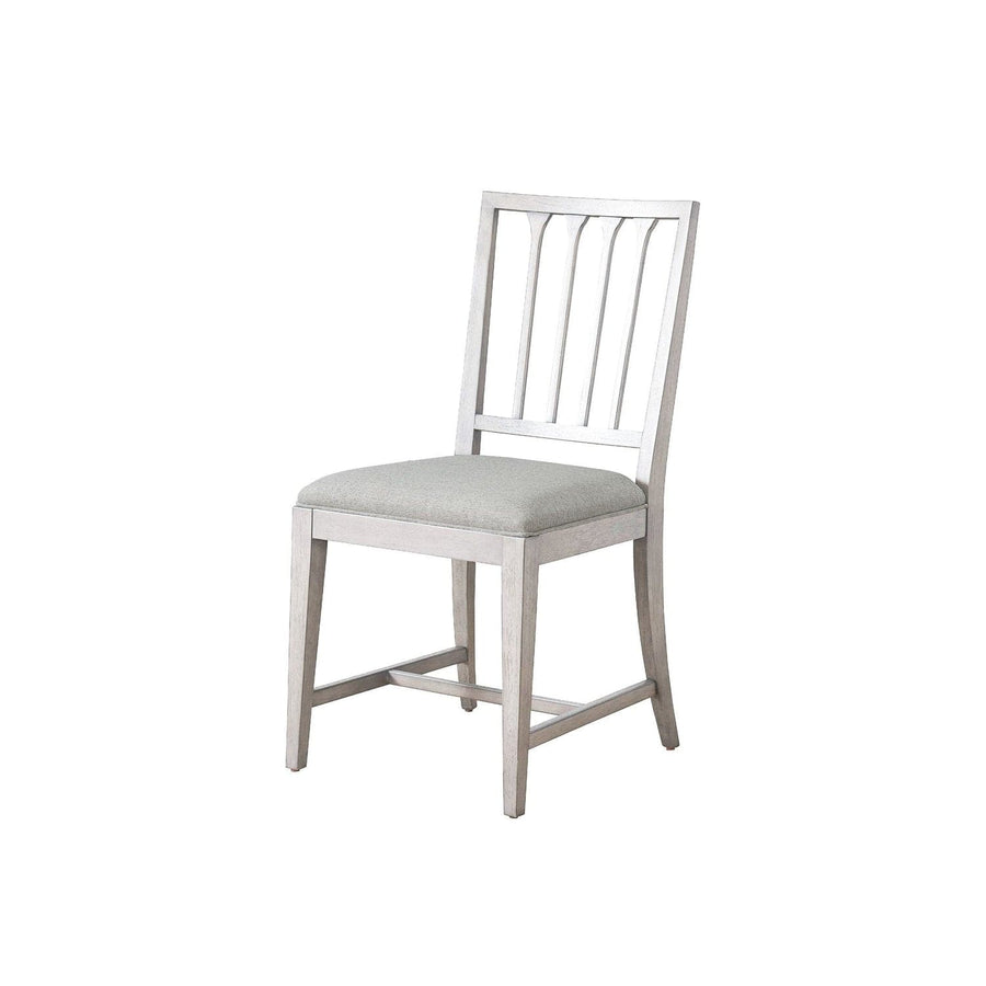 Past Forward - Slat Back Side Chair-Universal Furniture-UNIV-U178634-Dining ChairsDover White-1-France and Son