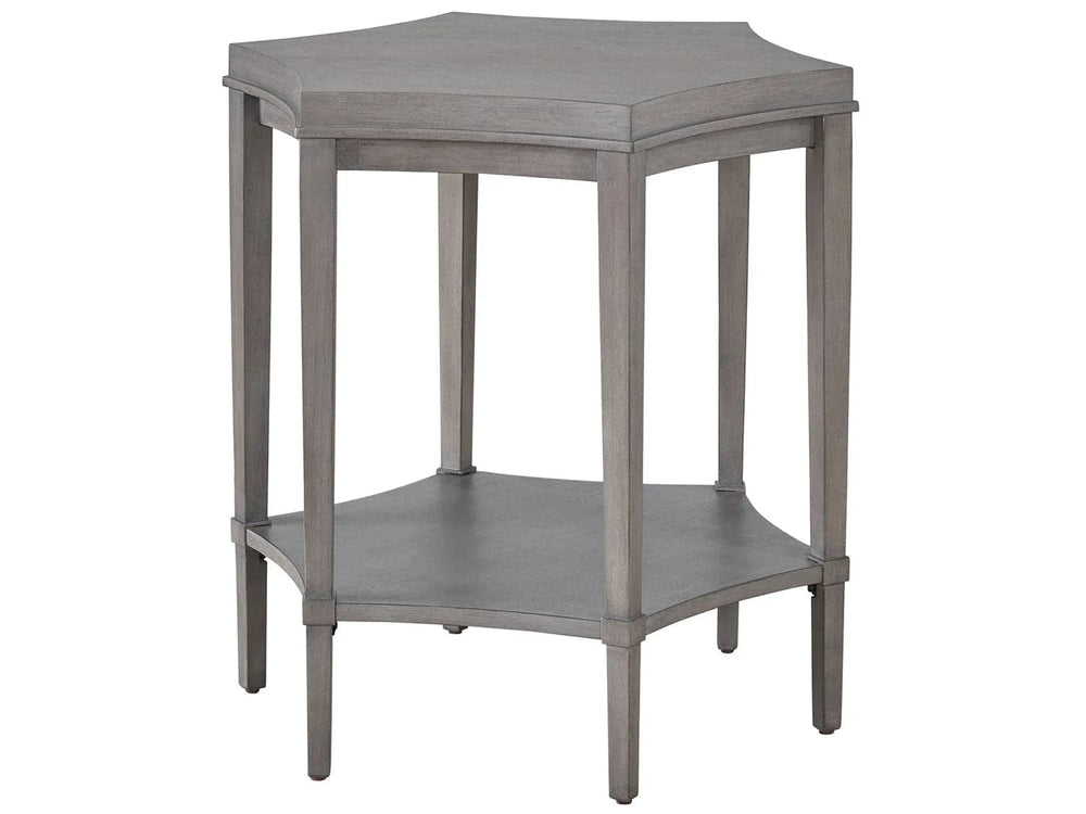 Past Forward - Hexagonal End Table-Universal Furniture-UNIV-U178A815-Side TablesFlagstone-2-France and Son