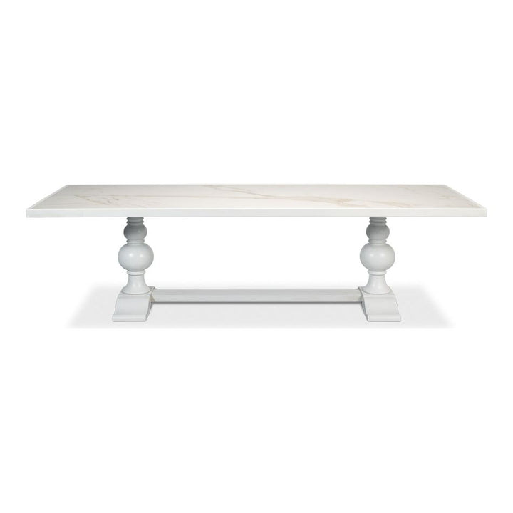 Rectangular Dining Table with  Marble Top