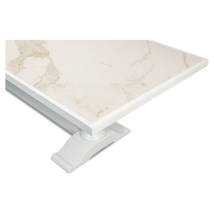 Rectangular Dining Table with  Marble Top