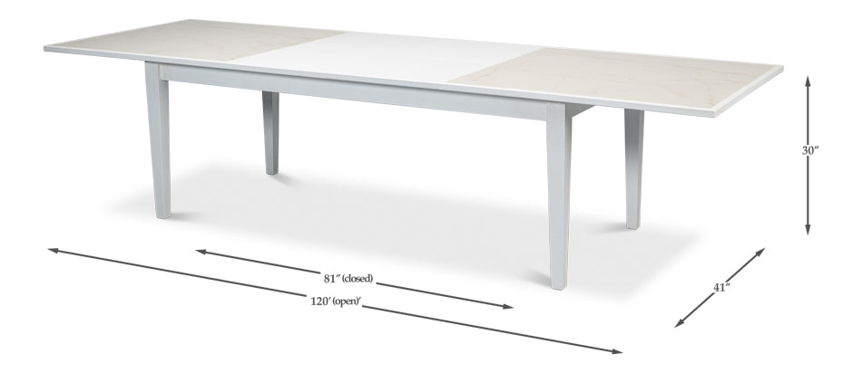 Butterfly Dining Table White