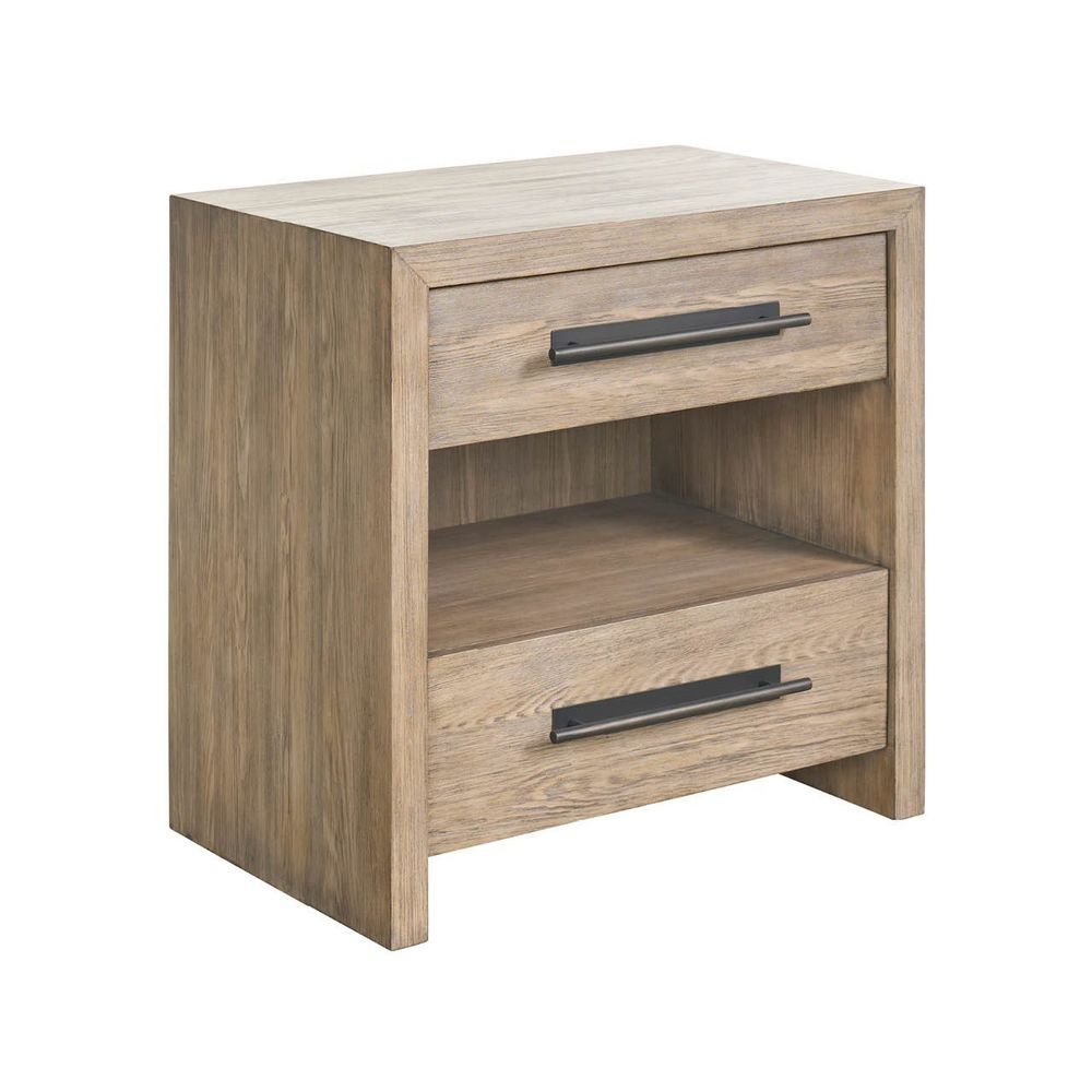 Boulder Two Drawer Nightstand