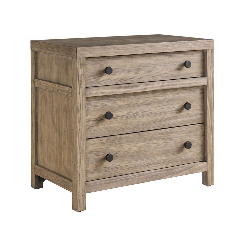 Boulder Three Drawer Nightstand