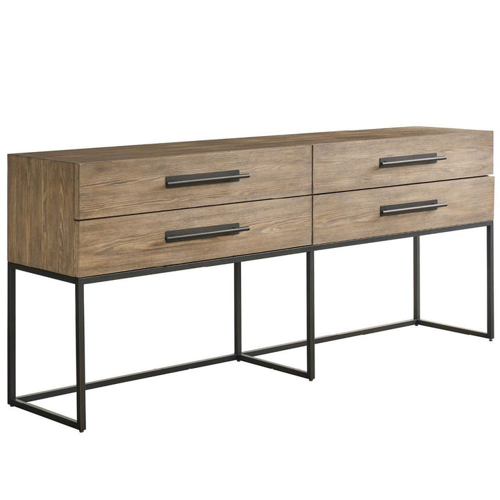 Boulder Metal Base Console