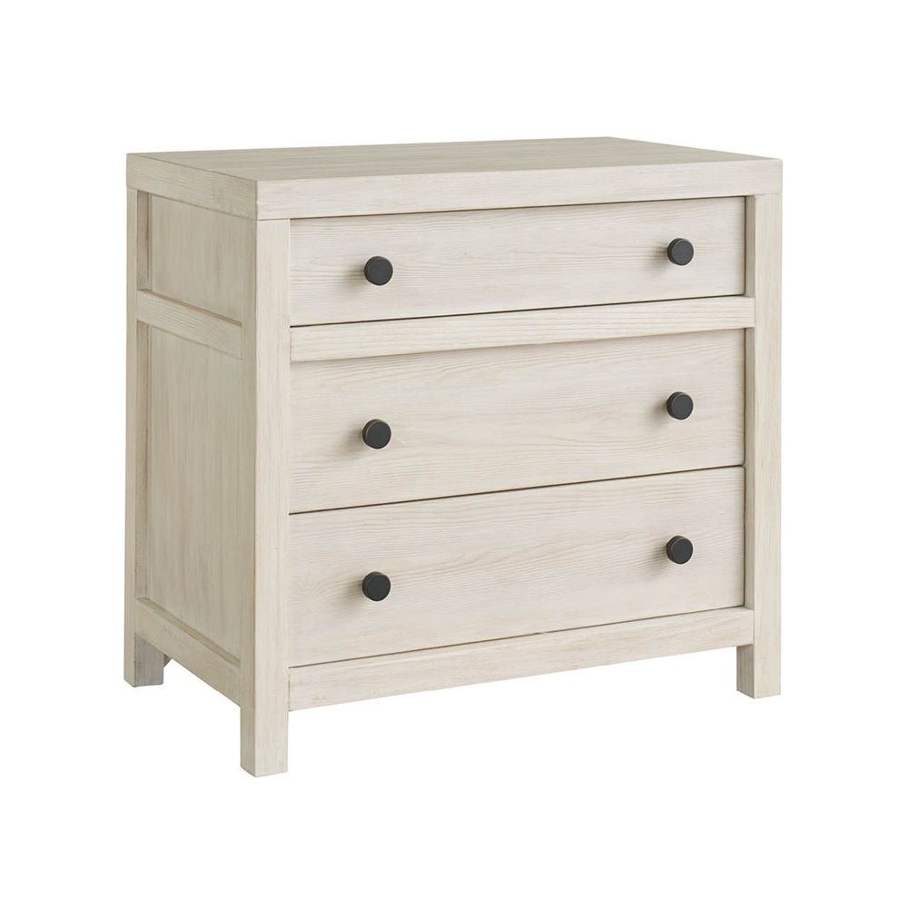 River Rock Three Drawer Nightstand
