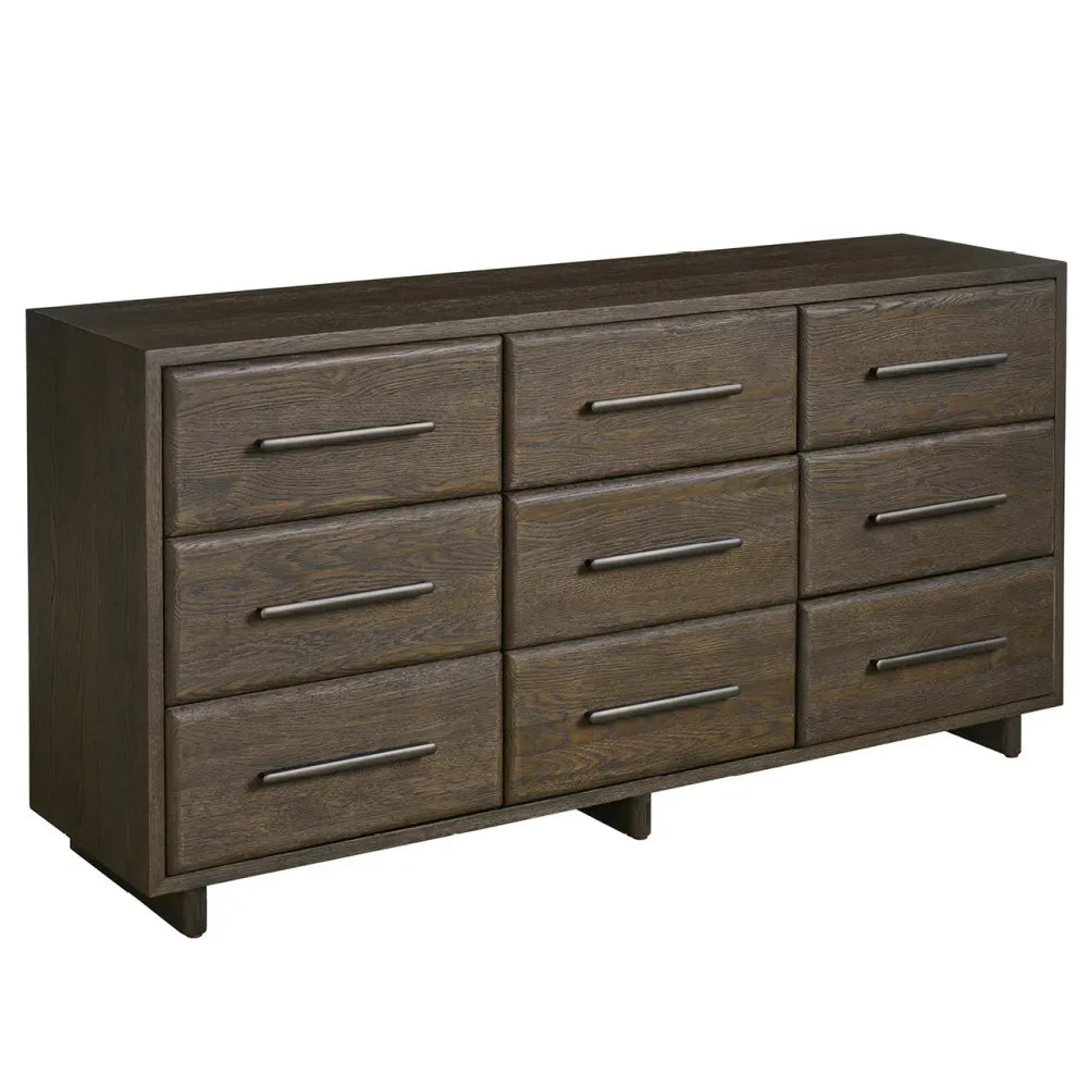 Sable Nine Drawer Dresser