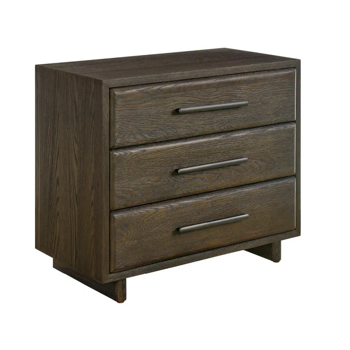 Sable Three Drawer Nightstand