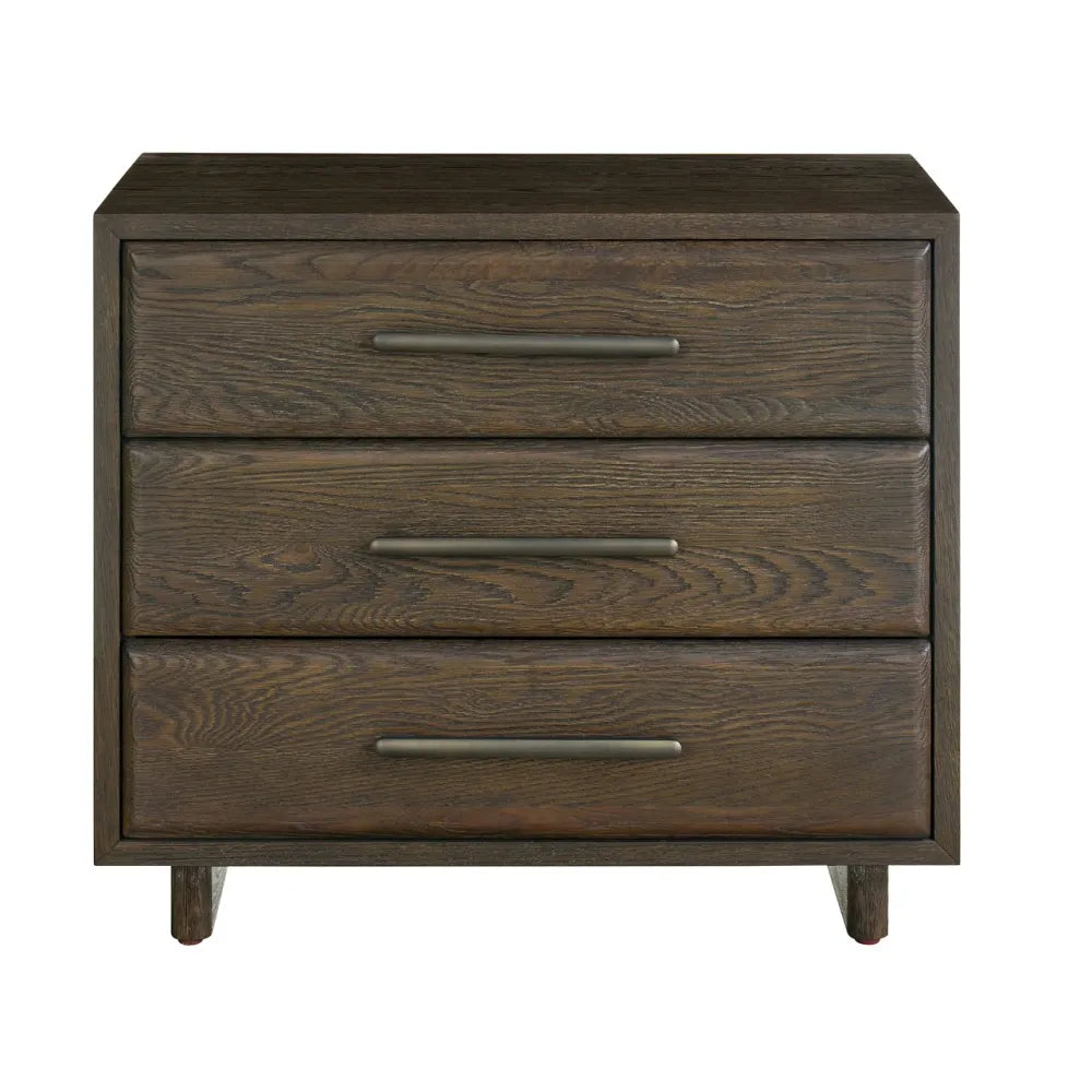 Sable Three Drawer Nightstand