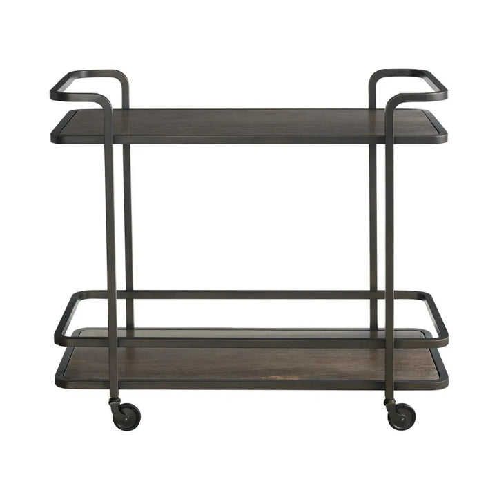 Smoked Bronze Bar Cart