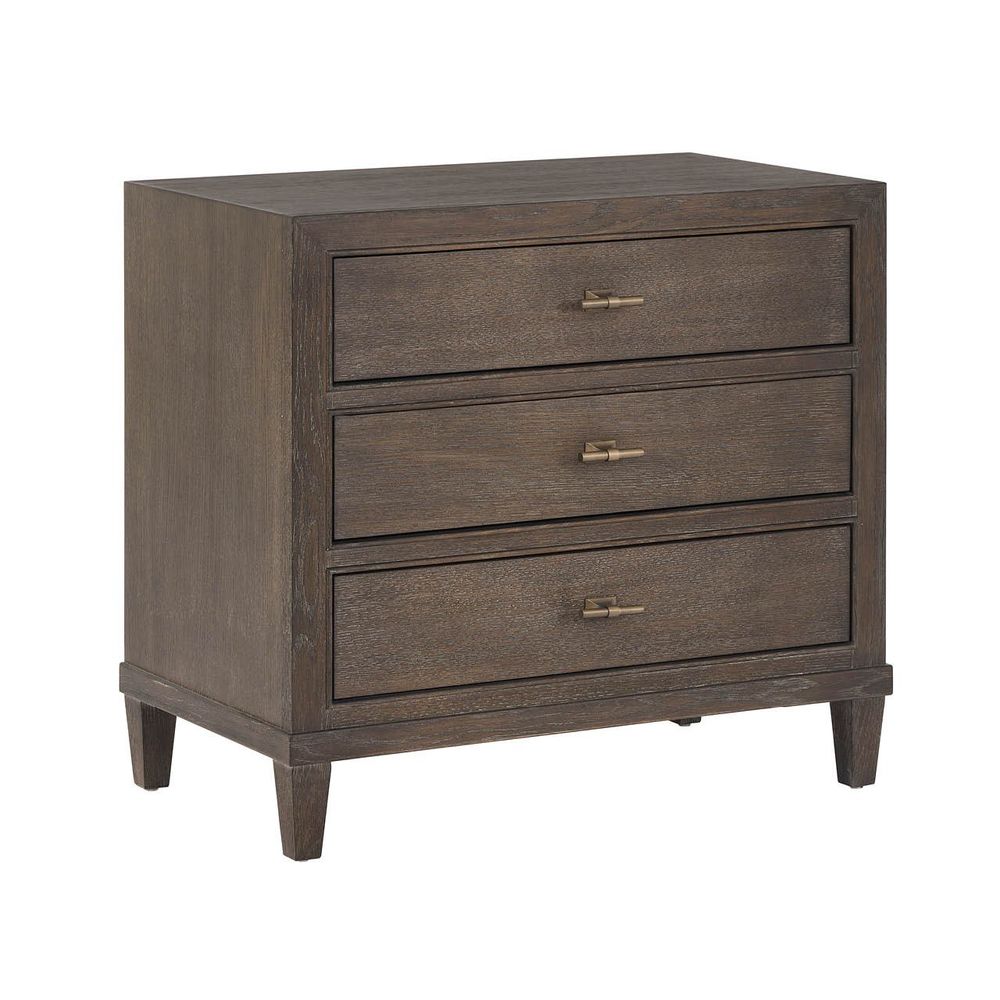 Cocoa Nightstand 3 drawers