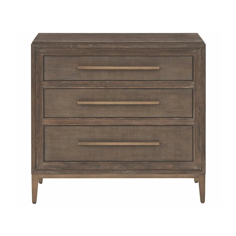Montclair Three Drawer Nightstand