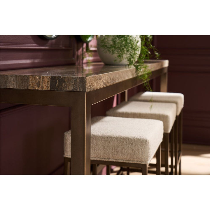 Brindle Console W Stools