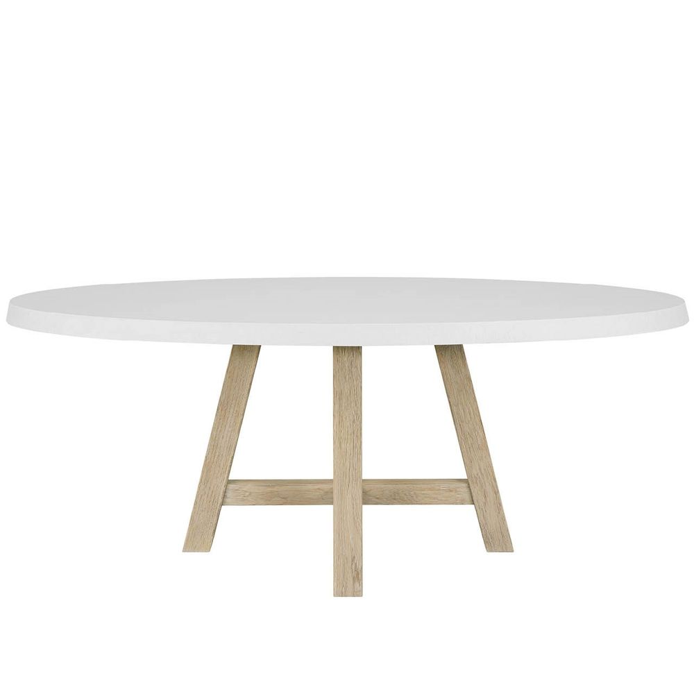 Dockside Dining Table - Oval White Top