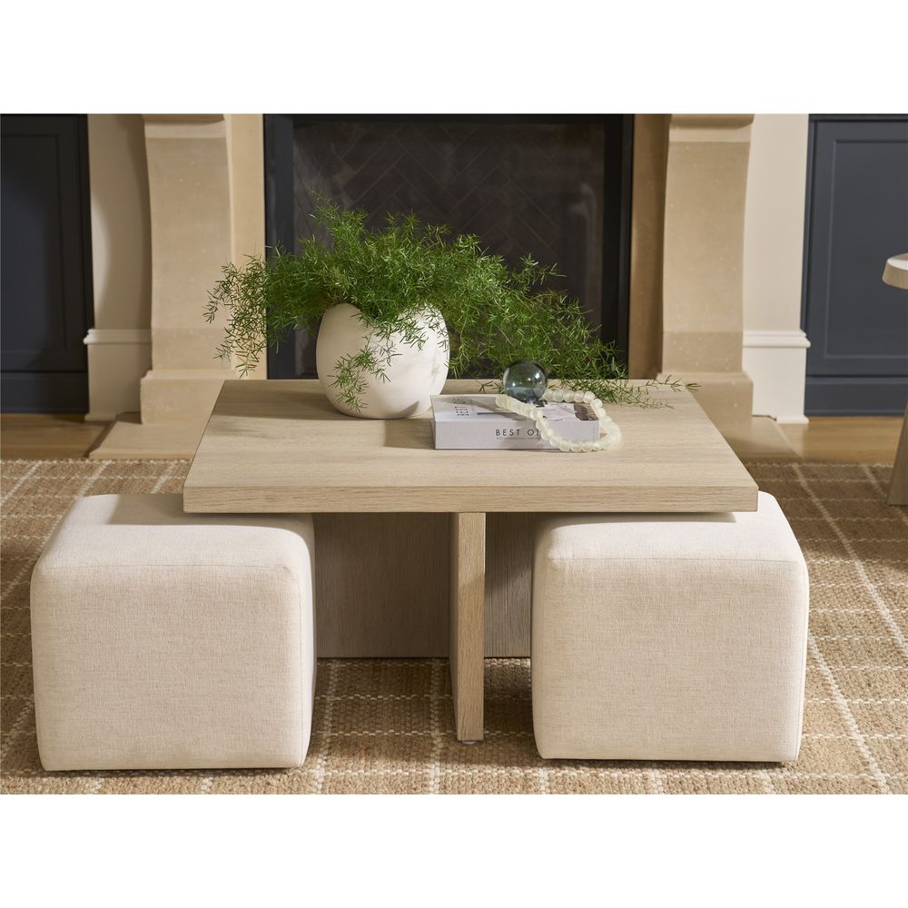 Oasis Dockside Cocktail Table with Ottomans