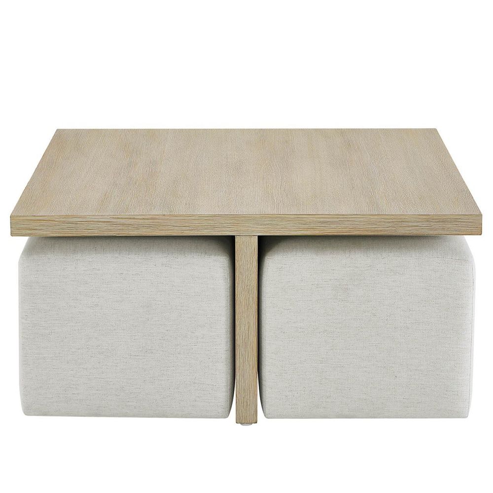 Oasis Dockside Cocktail Table with Ottomans