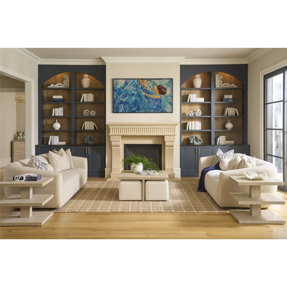 Oasis Dockside Cocktail Table with Ottomans