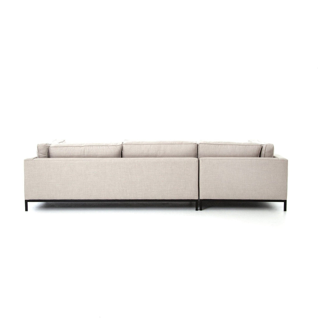 Hudson 2-Piece Chaise Sectional - Bennett Moon - Left Chaise