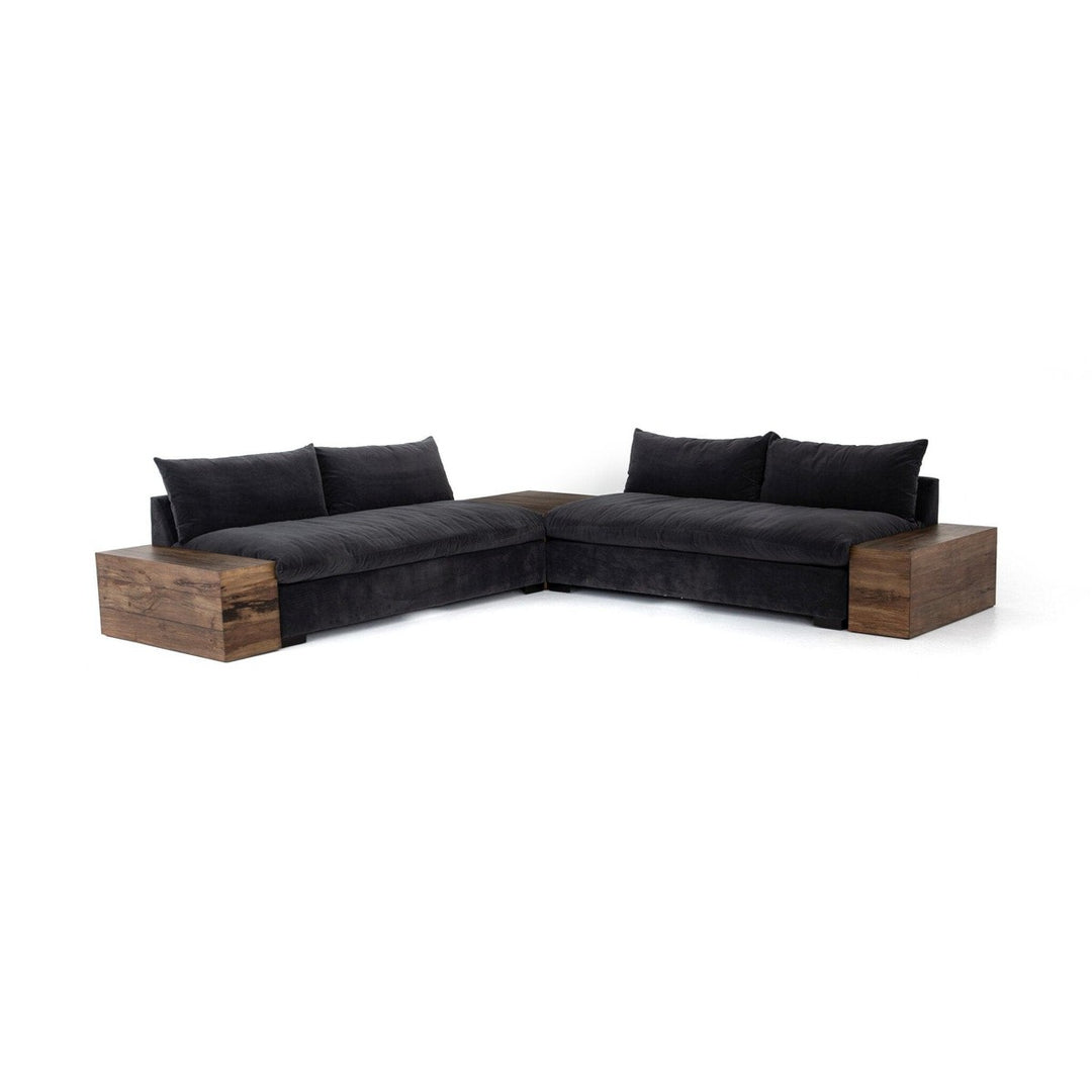 Emerson Armless Sofa - Henry Charcoal