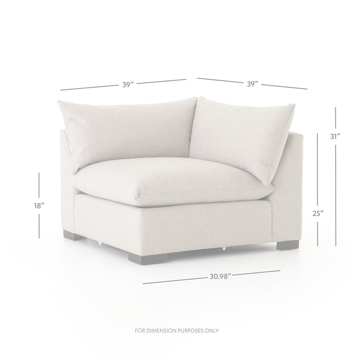 Build Your Own: Edgewood Sectional - Corner Piece - Bennett Moon