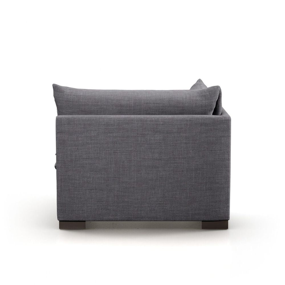 Sectionals: Parts Make Your Own: Coral Sectional - Left Facing Piece - Bennett Charcoal