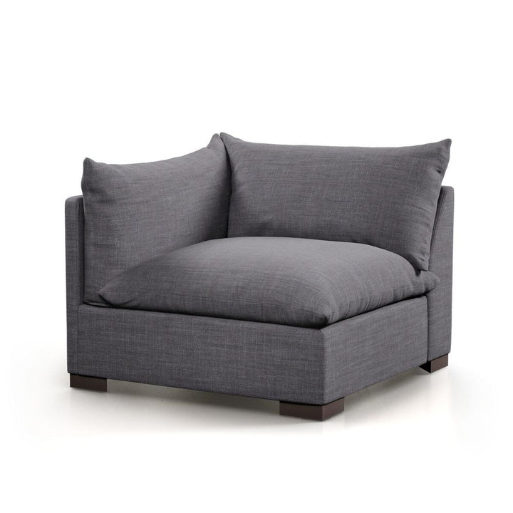 Sectionals: Parts Make Your Own: Coral Sectional - Left Facing Piece - Bennett Charcoal