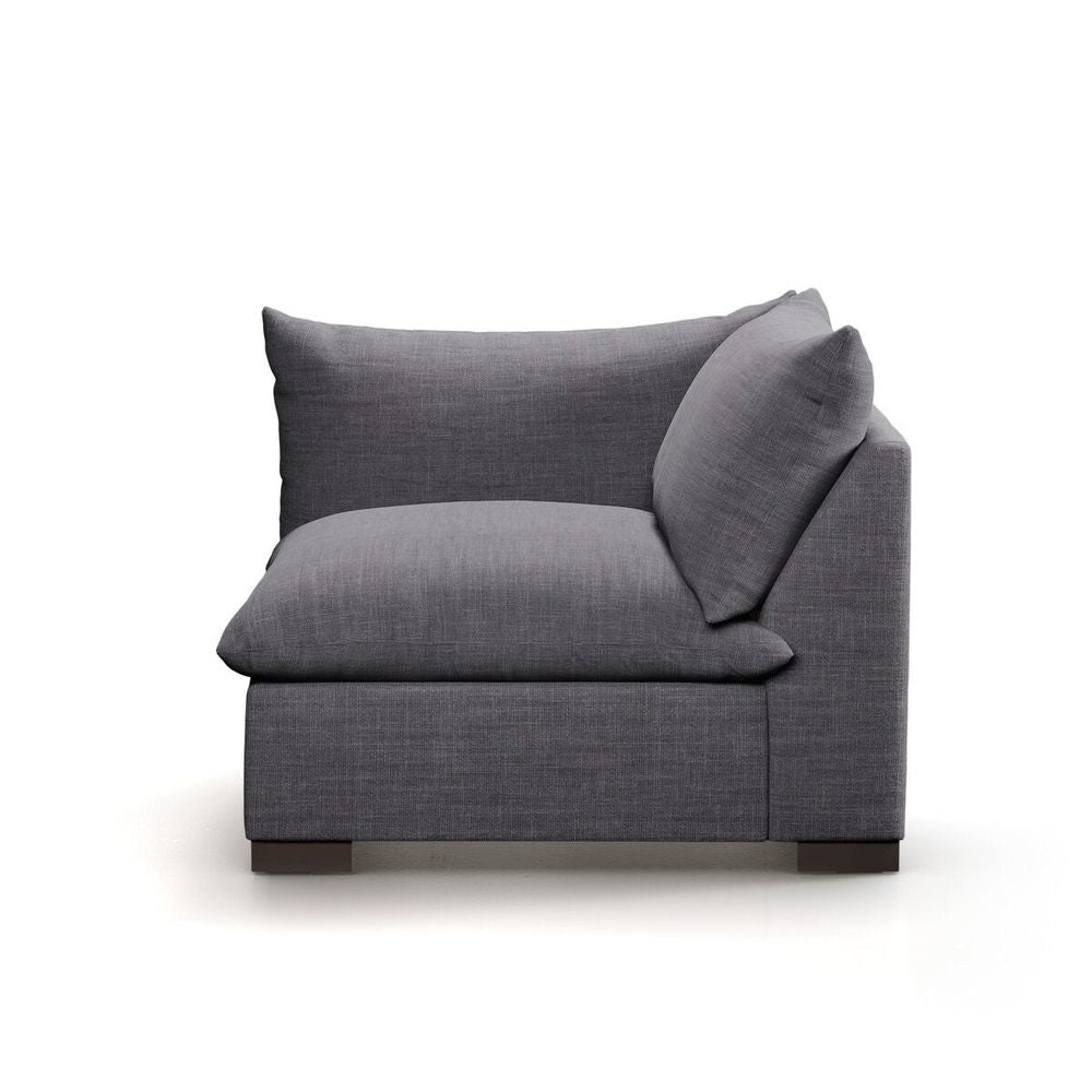 Sectionals: Parts Make Your Own: Coral Sectional - Left Facing Piece - Bennett Charcoal