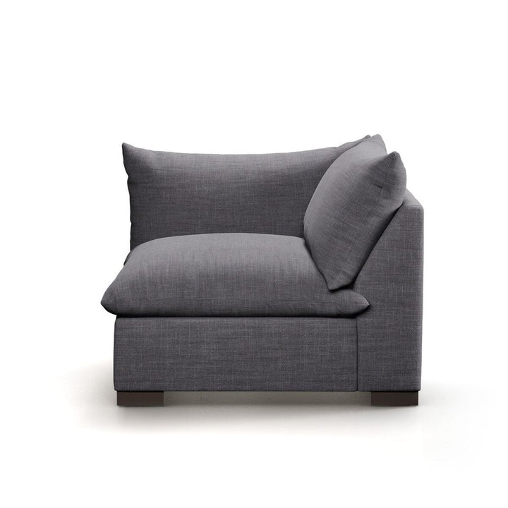 Sectionals: Parts Make Your Own: Coral Sectional - Left Facing Piece - Bennett Charcoal