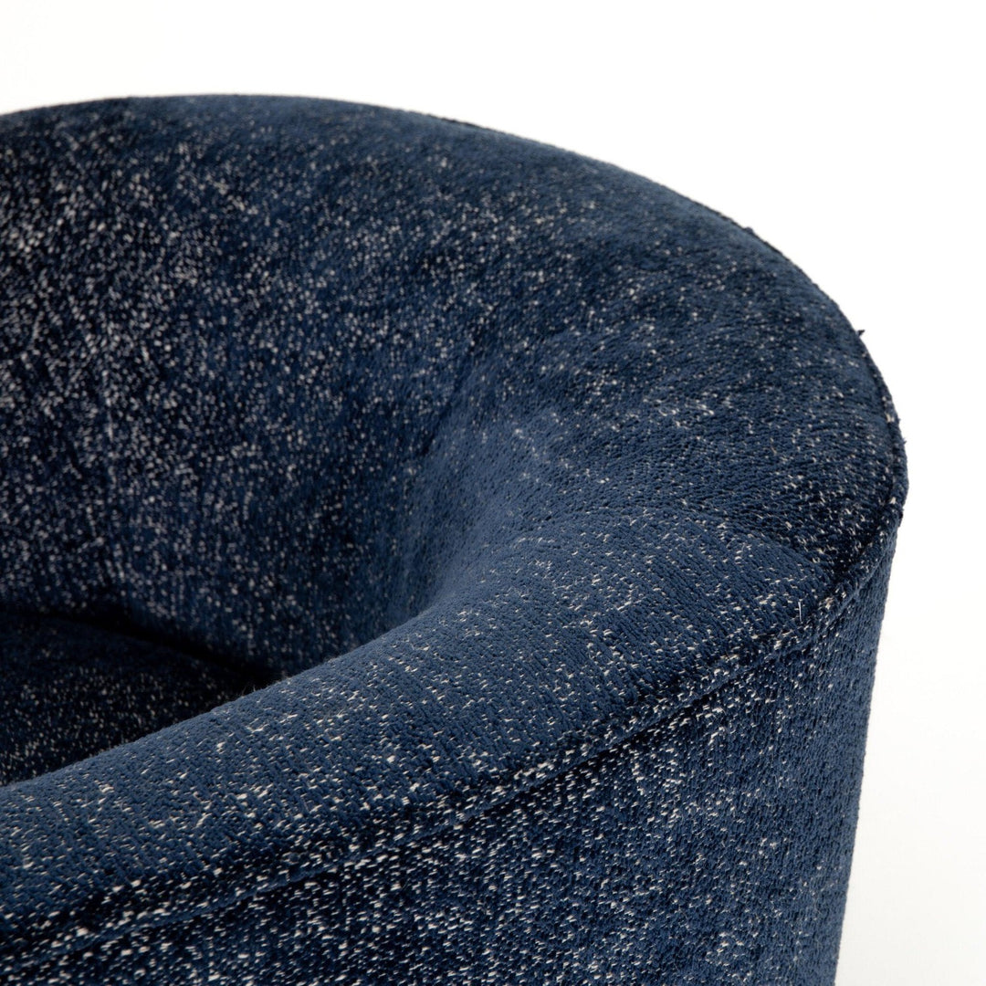 Stella Swivel Chair - Comal Azure