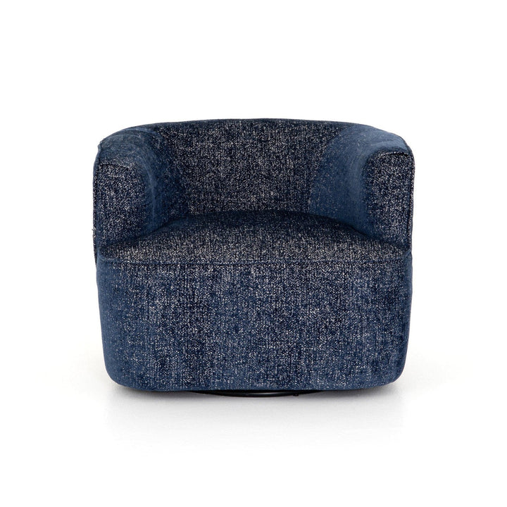 Stella Swivel Chair - Comal Azure