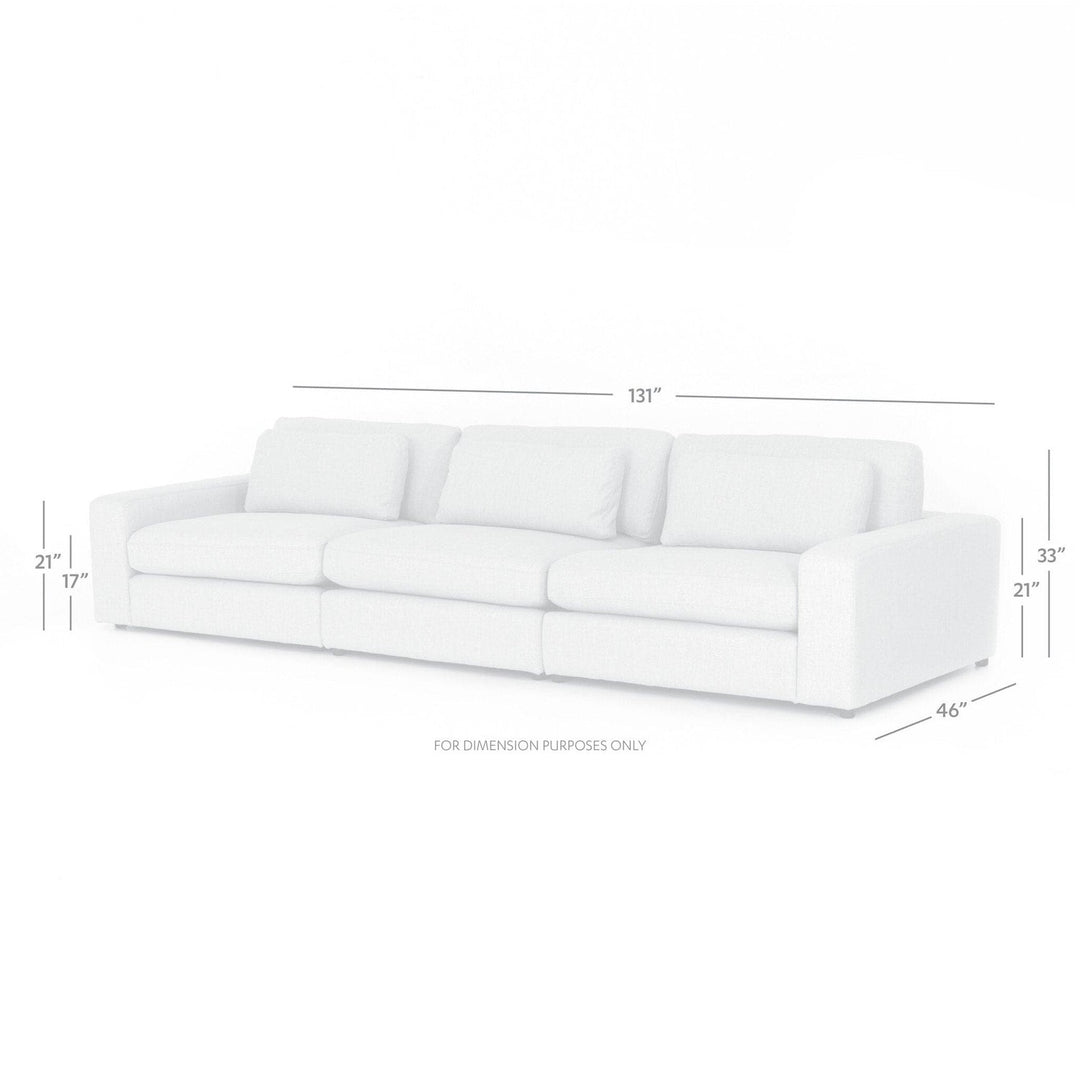 Kingston 3-Piece Sectional - Essence Natural - Without Ottoman