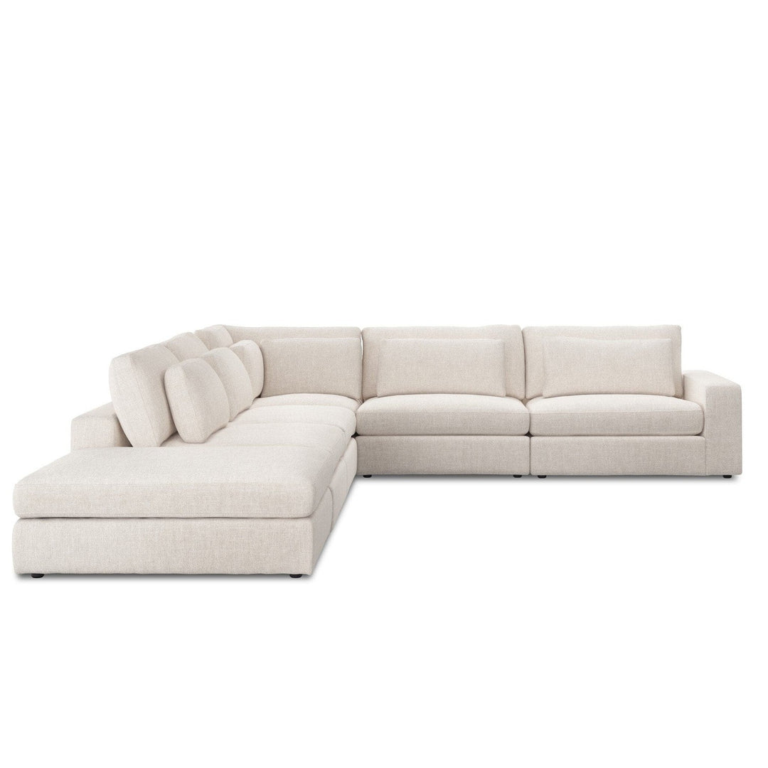 Kingston 5-Piece Sectional - Essence Natural - Raf Sofa W/ Ottoman