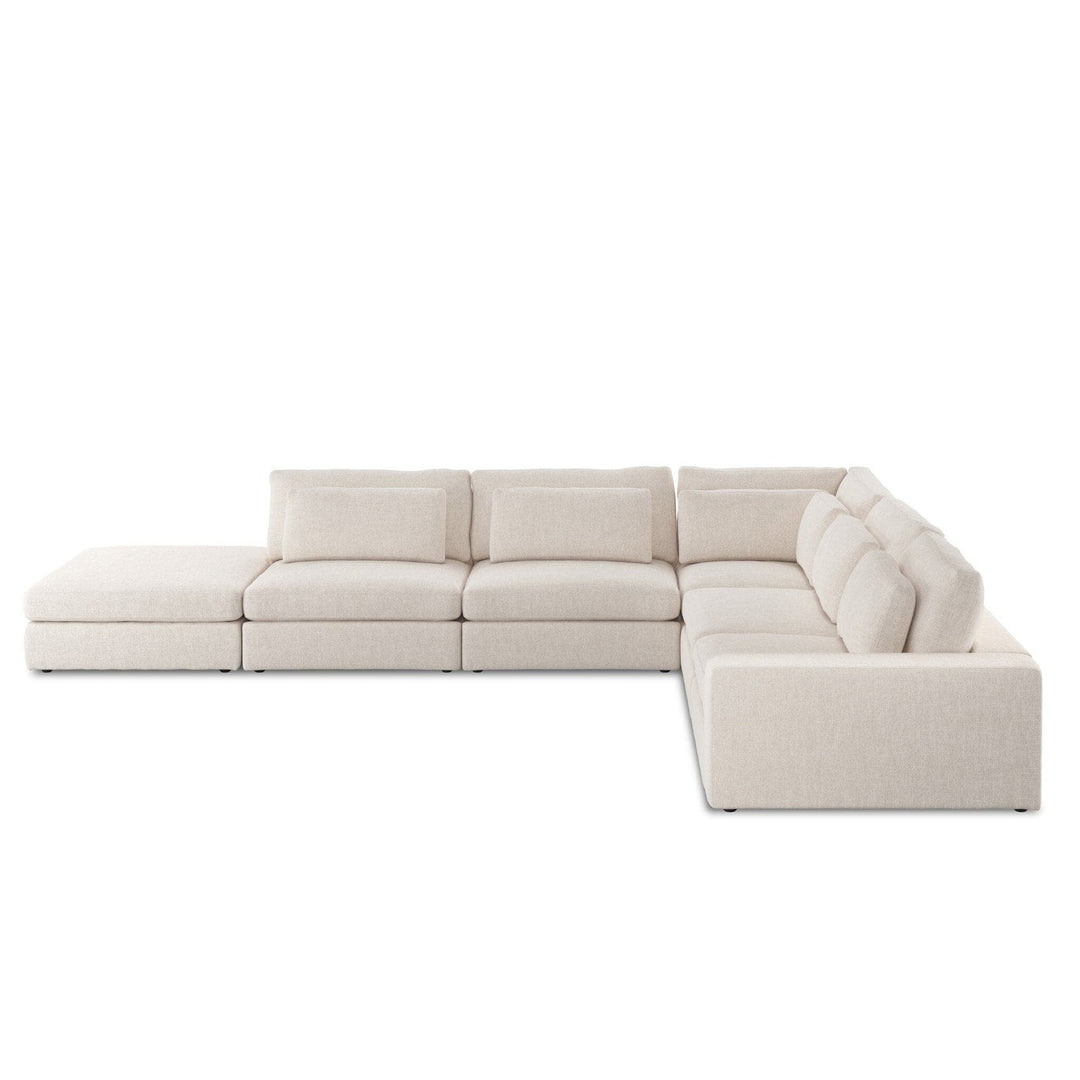 Kingston 5-Piece Sectional - Essence Natural - Raf Sofa W/ Ottoman