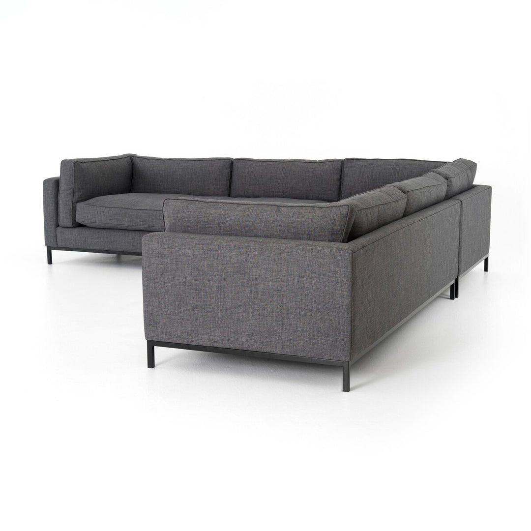 Brooklyn 3-Piece Sectional - Bennett Charcoal