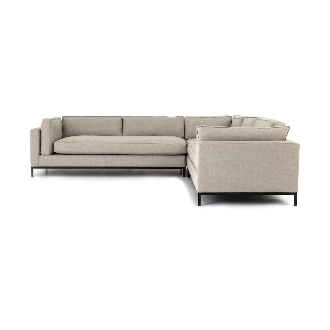 Hudson 3-Piece Sectional - Bennett Moon