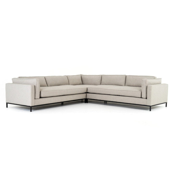 Hudson 3-Piece Sectional - Bennett Moon