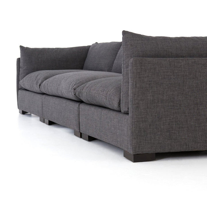 Edgewood 3-Piece Sectional - 3-Piece Sectional Sofa - 117" - Bennett Charcoal