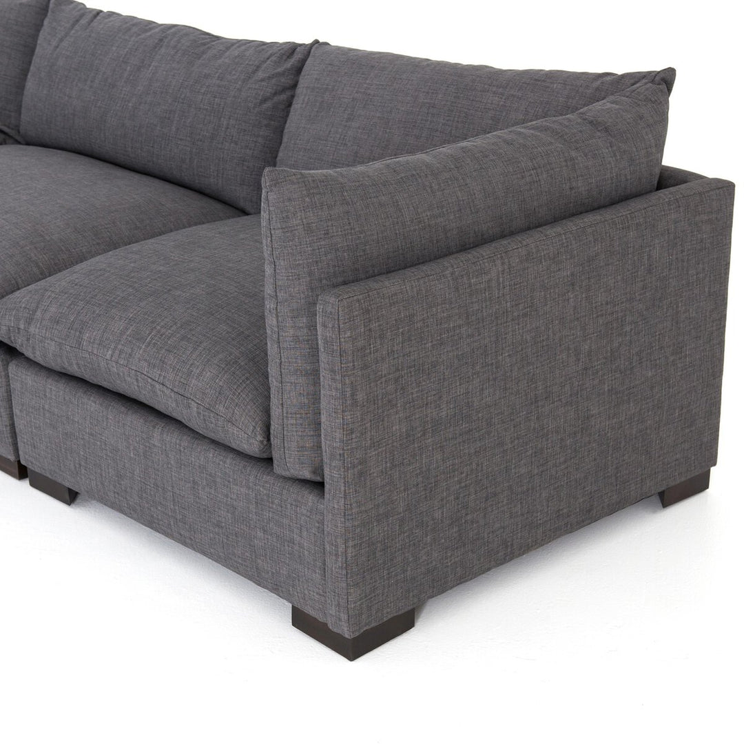 Edgewood 3-Piece Sectional - 3-Piece Sectional Sofa - 117" - Bennett Charcoal