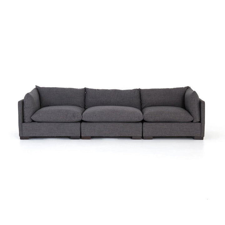 Edgewood 3-Piece Sectional - 3-Piece Sectional Sofa - 117" - Bennett Charcoal