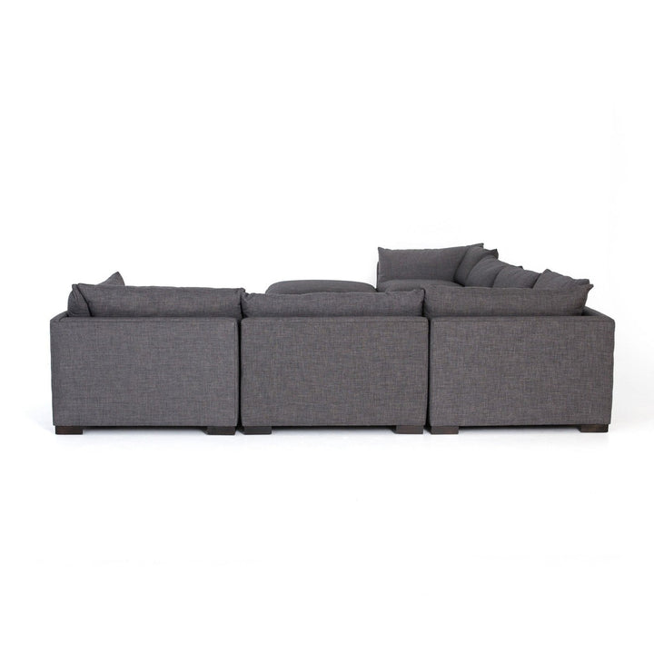 Holden 6-Piece Sectional - Bennett Charcoal - With Ottoman