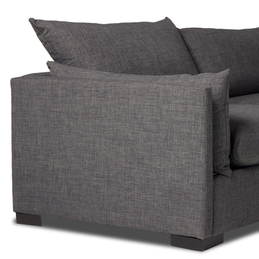 Holden 7-Piece Sectional W/ Ottoman - Bennett Charcoal