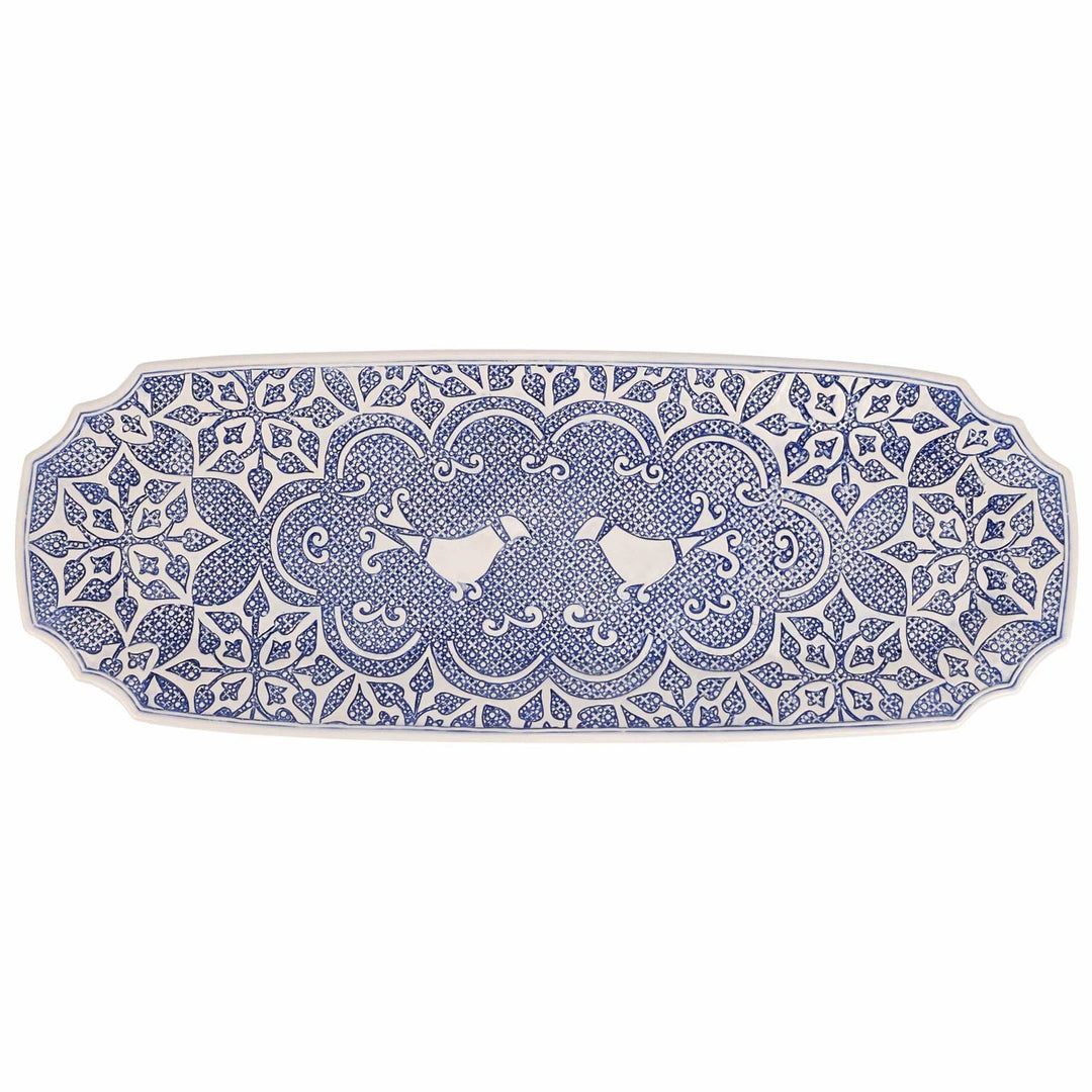 Uccello Blu Oval Platter