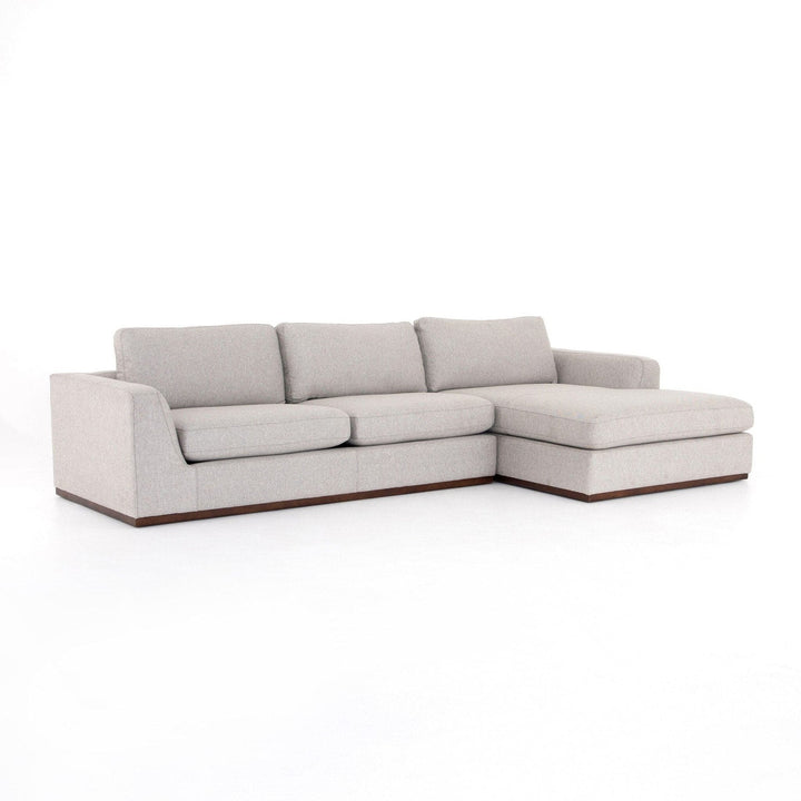 Maddox 2-Piece Sectional - Aldred Silver - Right Chaise