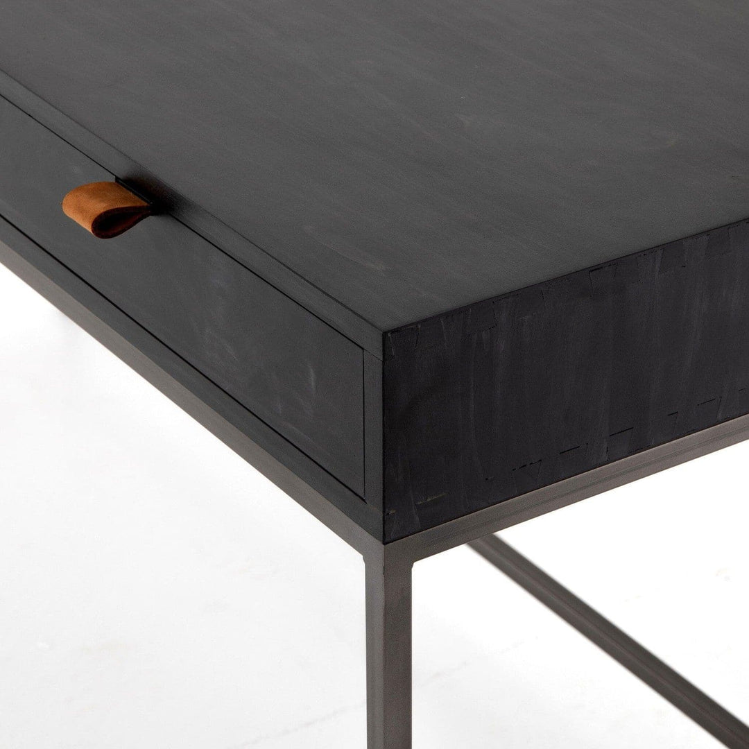 Calvin Modular Writing Desk - Black Wash Poplar